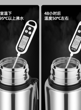 316不锈钢保温杯大容量暖瓶2y升户外便携车载旅行特大号保温水壶3