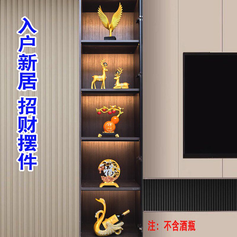 新居乔迁入户玄关酒柜摆件轻奢高档工艺品客厅餐边柜电视柜装饰品