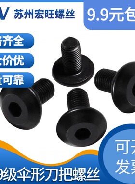 伞形刀把螺丝蘑菇头螺丝铣刀数控刀盘螺钉12.9级高强度螺丝M5M6M8