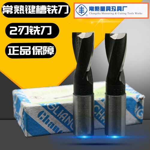 正厂常熟直柄键槽铣刀2刃铣刀锣刀3 4 5 6 8 10 12 14 16 18 20mm