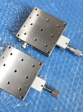 米思米XSG80-A XSCG80-A高精度不锈钢微调平台X轴手调滑台