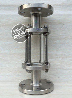 直销不锈钢304法兰视盅管道视镜HGS07-126玻璃视筒 DN25 40 50