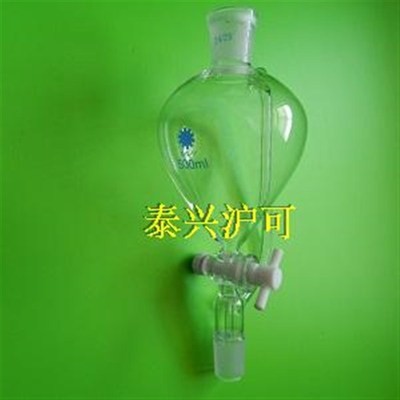 四氟球形恒压分液漏斗 500ml/24*24 具四氟活塞 恒压球形分液漏斗