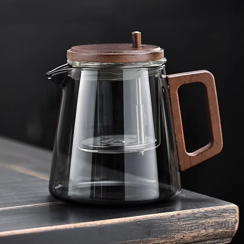 全玻璃内胆飘g逸杯茶具泡茶壶2025新款家用轻奢一键茶水分离泡茶