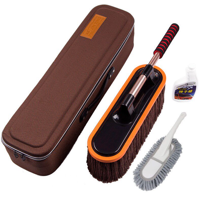 擦车神器汽车除尘掸子蜡油拖扫车雪F灰尘刷子车用拖把洗车工具套