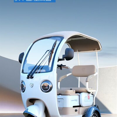 大安罗纳多电动三轮车星s语1号老人代步接送孩子时尚经典款式