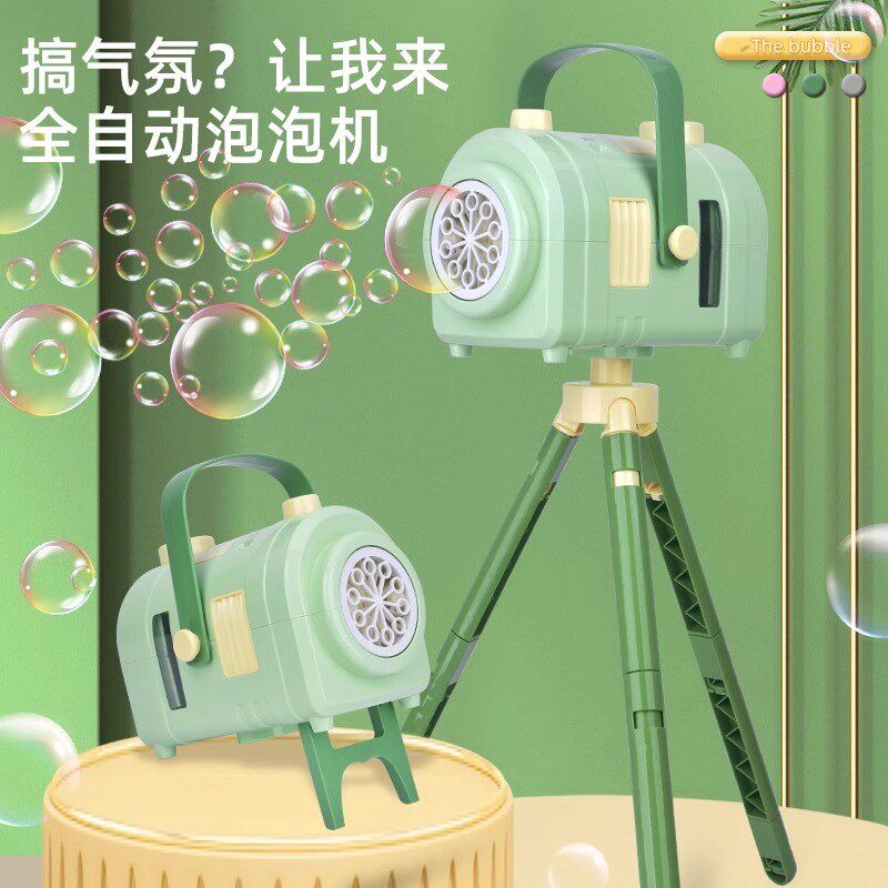 网红爆款泡泡机户外露营大型全自动可商用泡泡枪儿W童活动舞台专
