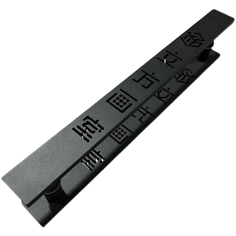 定制雕刻LOGO店名商标文字玻璃C门拉手商铺店面大门把手酒店门拉