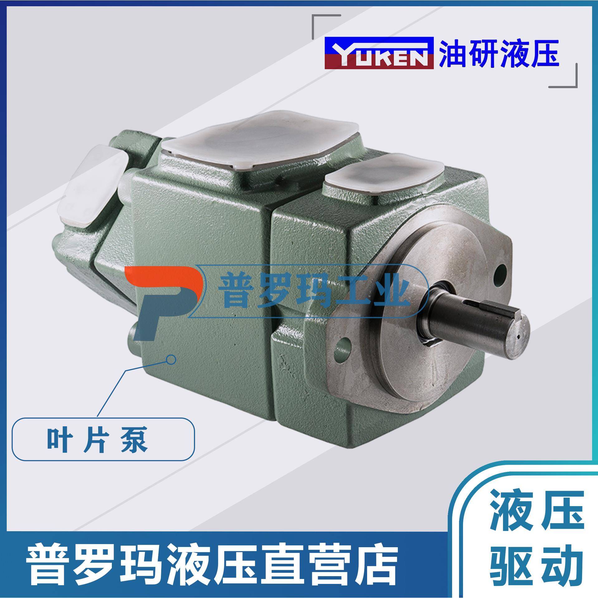YUKEN叶片泵PV2R13-23/25/31-76/85/94/116-F-RAAA-4341油泵