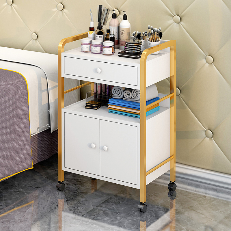 美容院专用小推车置物架美容仪器美甲收纳推车多S功能可移动工具