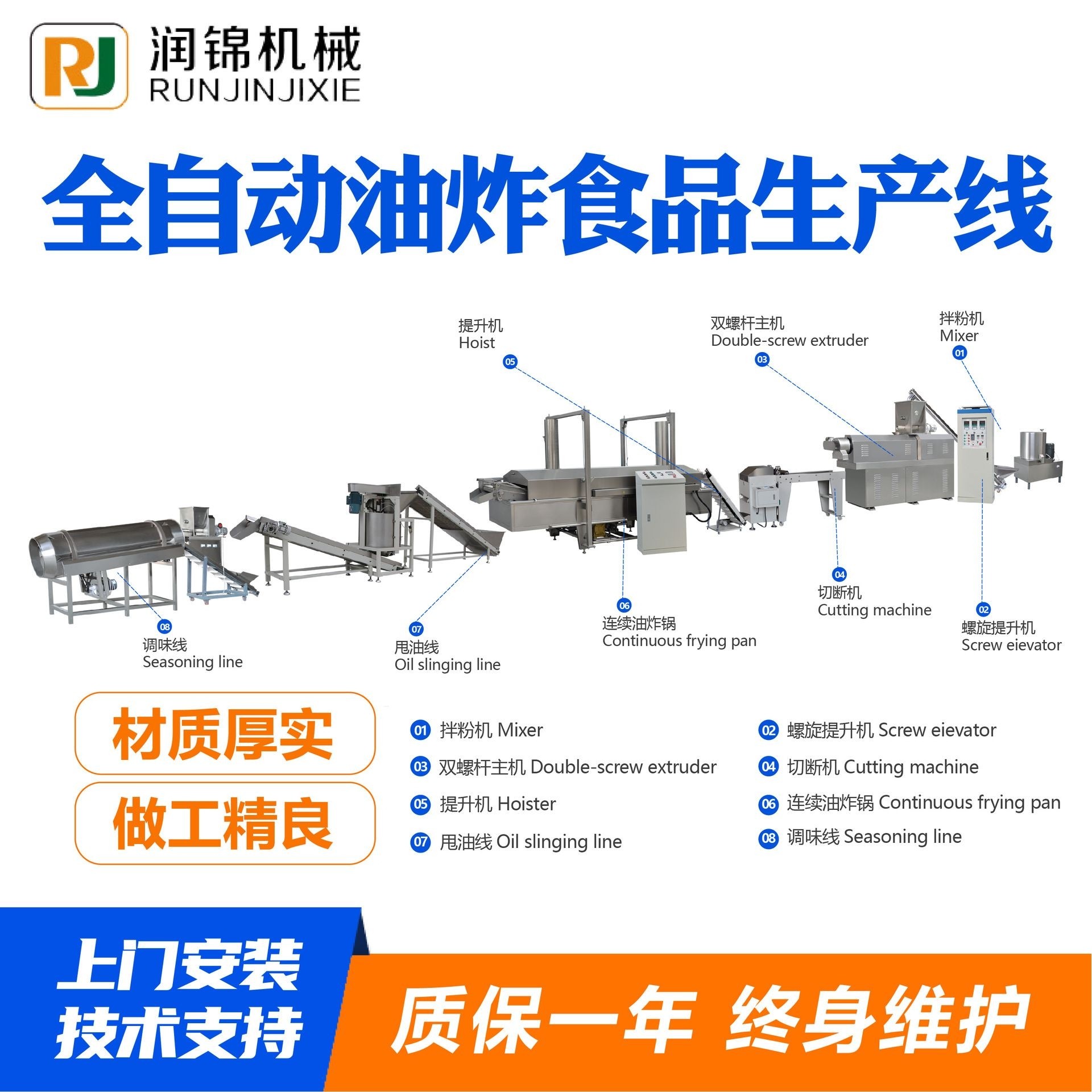 全自动油炸食品生产线网红加工设备厂家食品级,清洗/食品/商业设备,炸炉/油炸机,淘宝优惠券,粉丝福利购,淘宝优惠卷