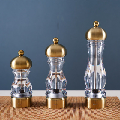 跨境高端胡椒研磨器 手动胡椒磨 高端配置 碳钢模芯 胡椒磨小工具