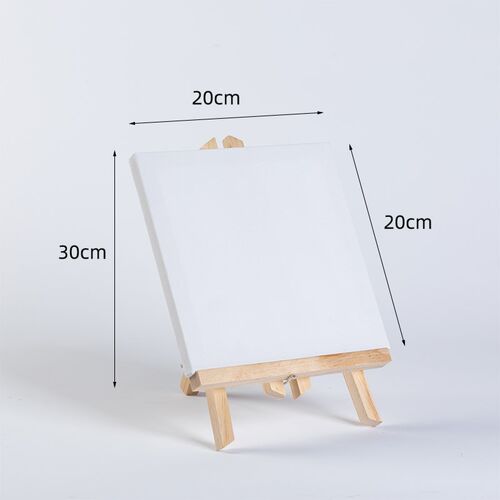 迷你画框画架套装桌面台式木质展示架子桌上Q支架折叠便携小画架
