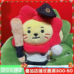 ROY6 莱阳六周年棒球莱阳包挂 国王挂件 国王玩S偶 卡套玩偶棒挂