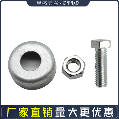 三角避雷卡防雷夹避雷带支架镀z锌铁螺丝卡子三角型可调节避雷卡