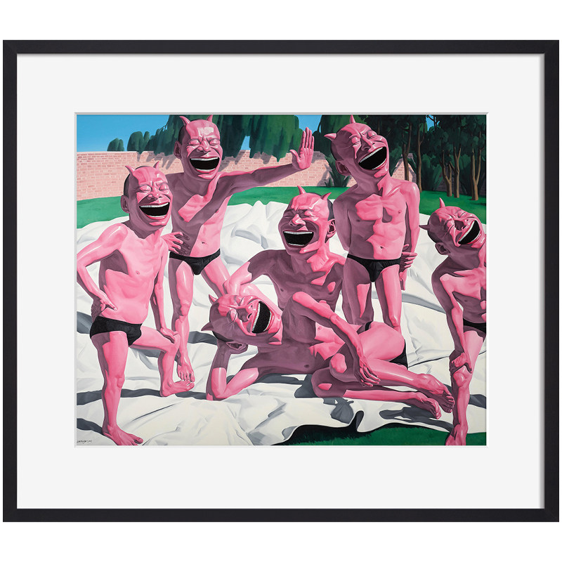 现代简约后现代抽象客厅餐厅卧室人物挂I画版画装饰画 后现代花园