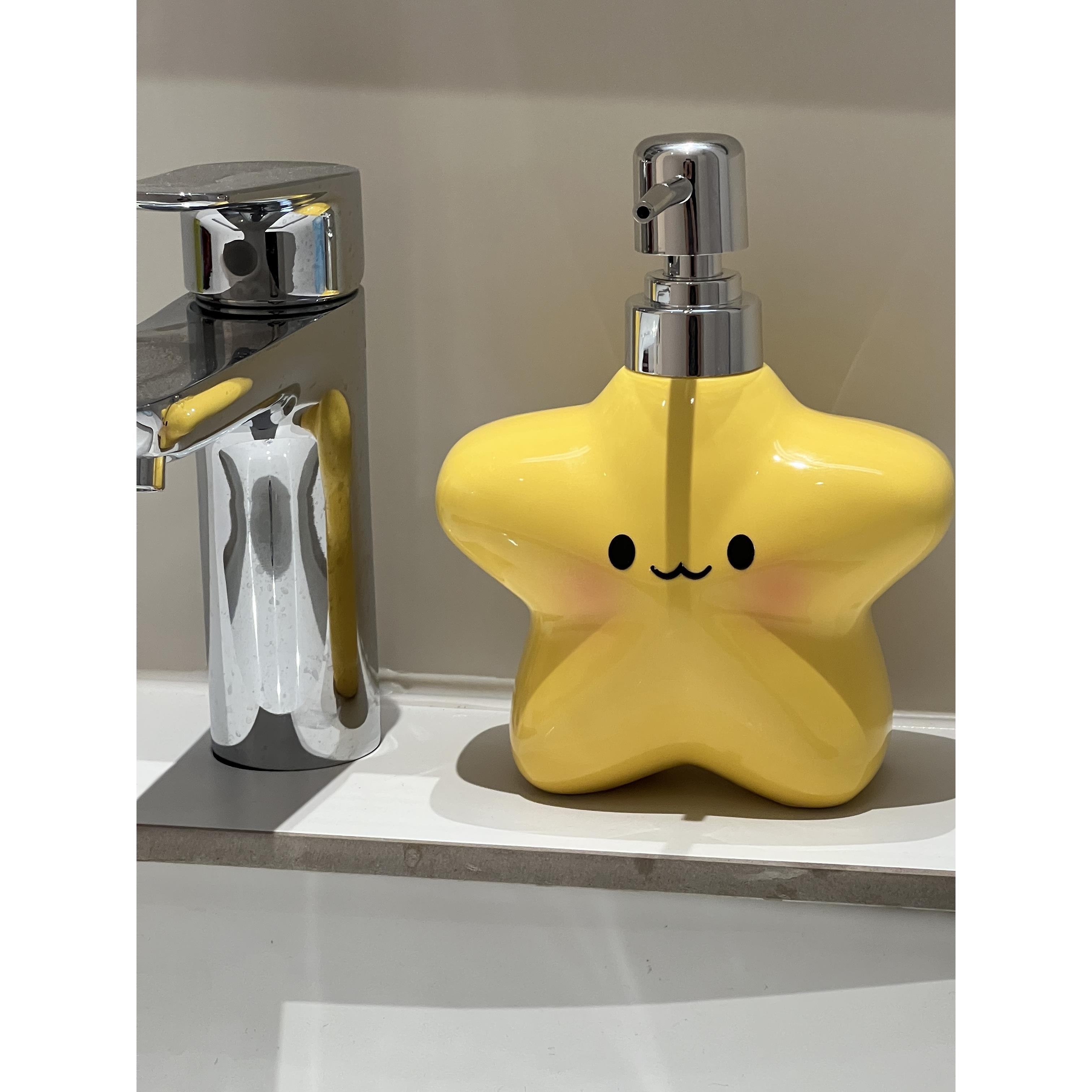 可爱的明星乳液瓶浴室补充瓶洗发水沐浴露洗手液陶瓷压补充瓶