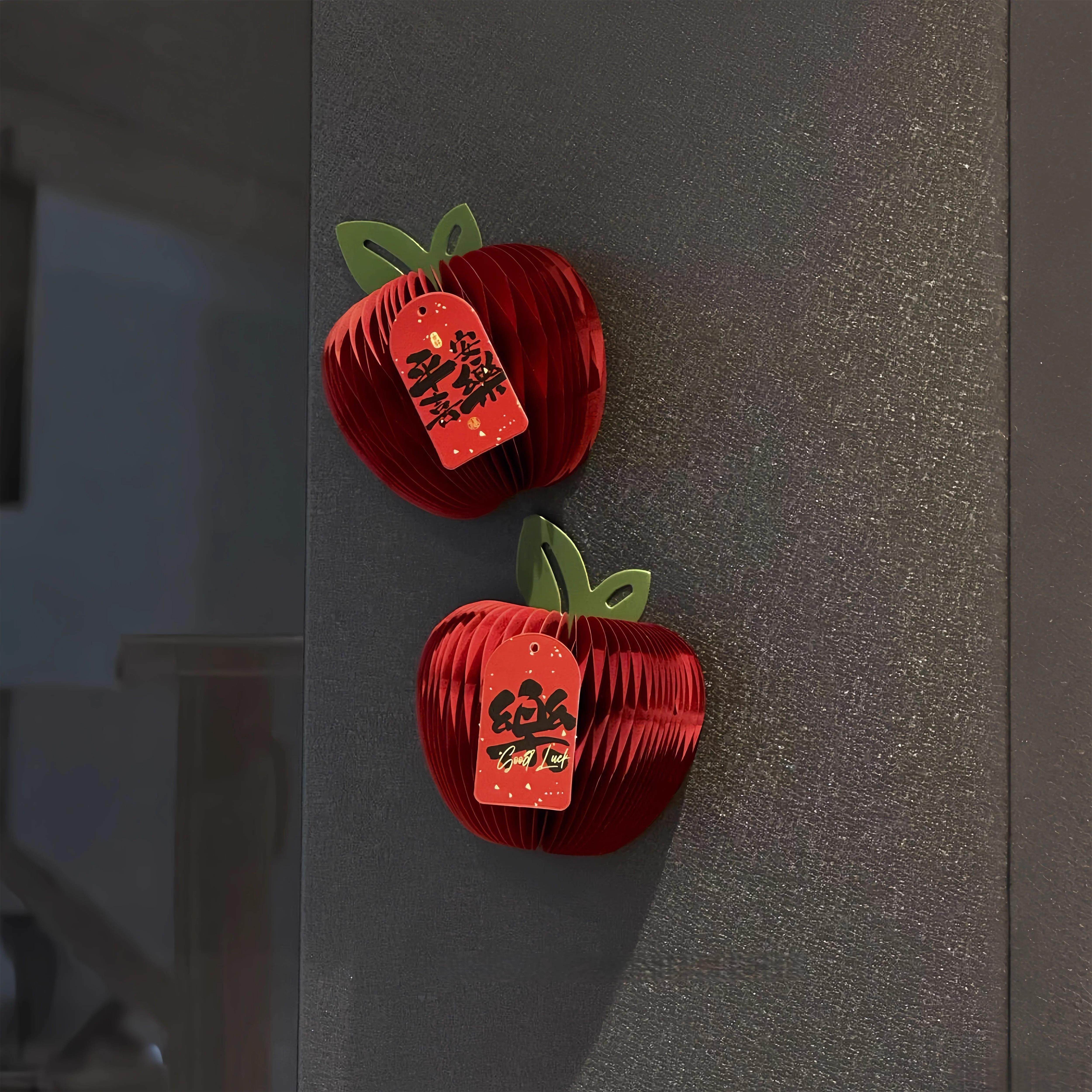 苹苹安安冰箱贴新年装饰2026新款春节玄关摆件客厅电视柜氛围布置