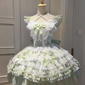 花期之约原创lolita裙绝美生日裙礼服洛丽塔公主短裙日常洋装现货