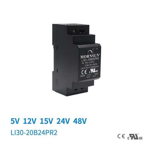 金升阳30W导轨LI30-20B24PR2电源24v/12v/15v/5v/48v工控PLC驱动