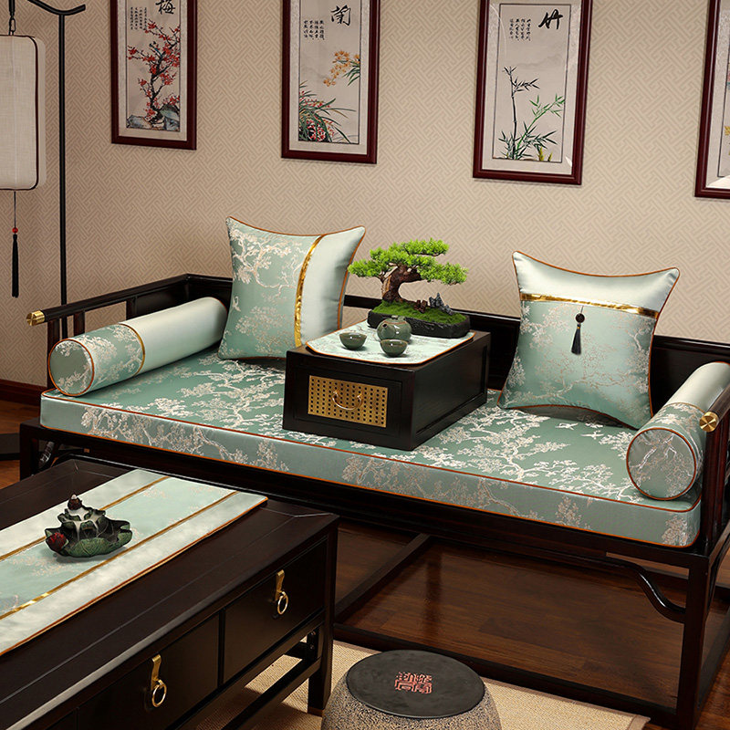 中式腰靠办公椅护腰靠垫枕茶桌椅子腰垫枕沙发座椅靠W背抱枕背靠