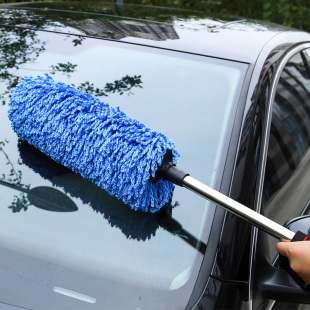 鸡毛掸子除尘清洁扫灰p神器家用车用伸缩洗车拖把擦车专用汽车毛