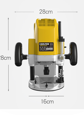 卡顿电木铣CfT12-3雕刻机修边机开槽机开榫孔锣机木工装修电动工