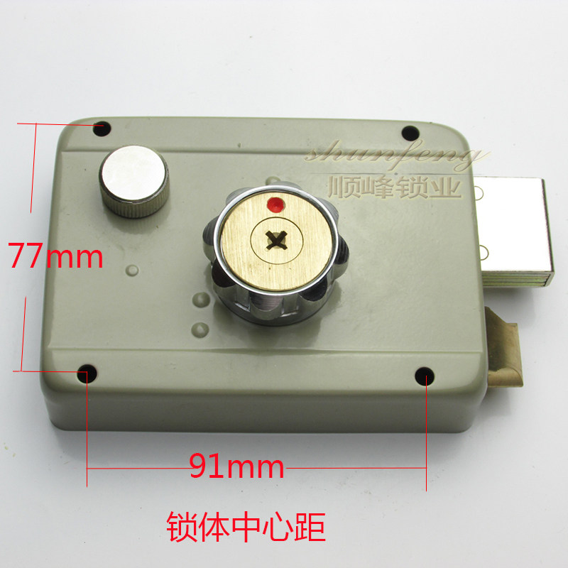 原装老式防盗门锁 锁体AFS防盗门锁芯 安防边锁1076 锁壳旋钮