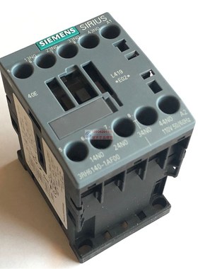 正品现货 接触器式中间继电器3RH6140-1AF00 4常开 AC110V继电器