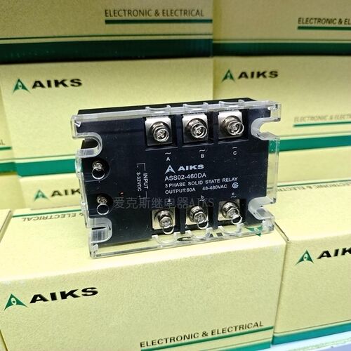 原装AIKS爱克斯三相固态继电器ASS02-460DA电流60A