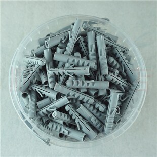 美坚利鲨鱼头全系列塑料胀塞胶涨塞尼龙膨胀管打孔螺丝6mm8mm锚栓