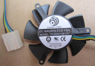 DC12V 原装 显卡风扇4线4P PLD05010B12H 0.20A 动力