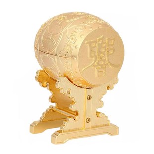 现货李居明2025蛇年鼓舞财来吉祥摆件九运吉祥物金鼓来财客厅装饰