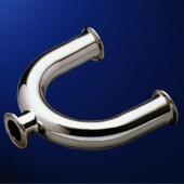 U管 304快装 180弯头 卫生级管件 卡箍式 U型三通 镜面弯管