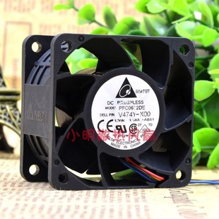 1.68A 台达delta 12v 6038 6cm高速双滚珠暴力散热风扇 PFC0612DE