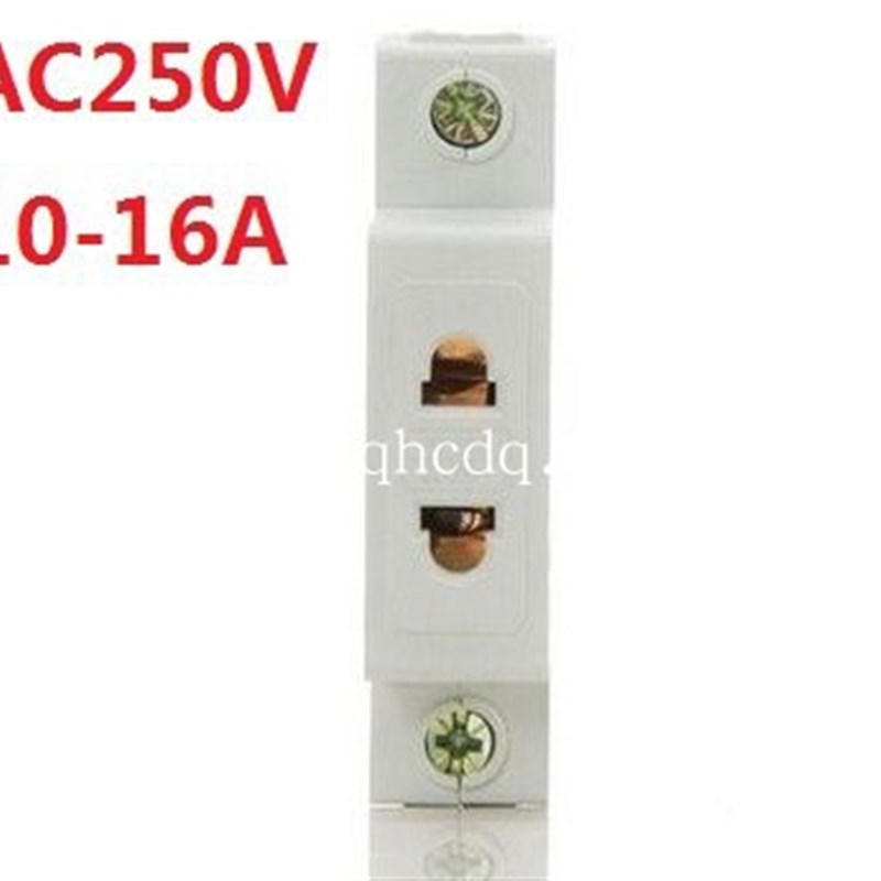 AC30配电箱插座 10A 16A 25A 2孔 两孔 模数化插座导轨式插座