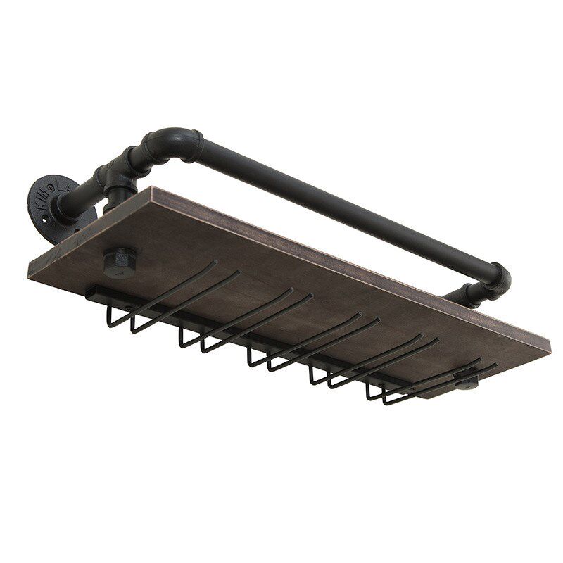 壁挂式酒杯架围酒架高脚杯子收纳架红酒收藏悬P挂式置物架水管货