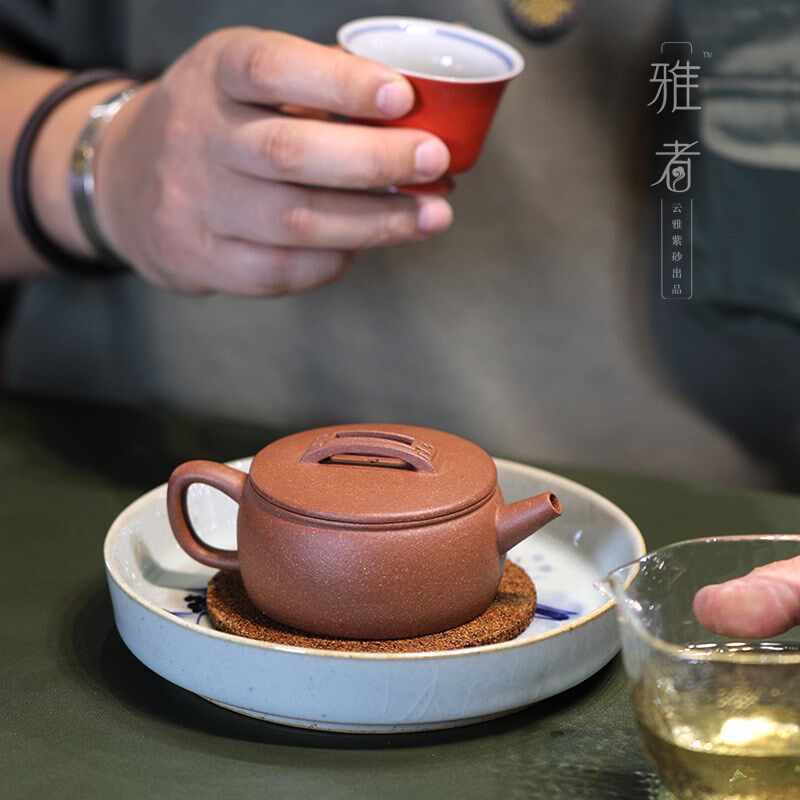 云雅 大口紫砂壶纯手工一人饮150cc原矿降坡泥汉瓦家用泡茶小茶壶