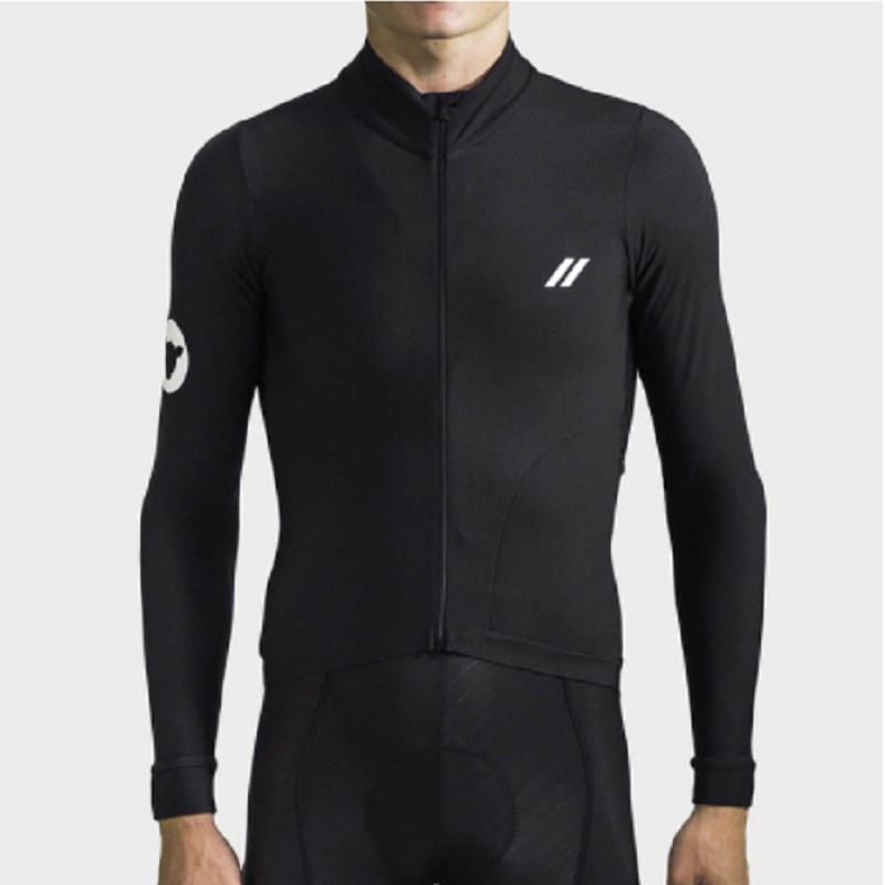 高品质竞赛级春夏秋牛奶丝长袖骑行上衣山地公路自行车骑行服男女