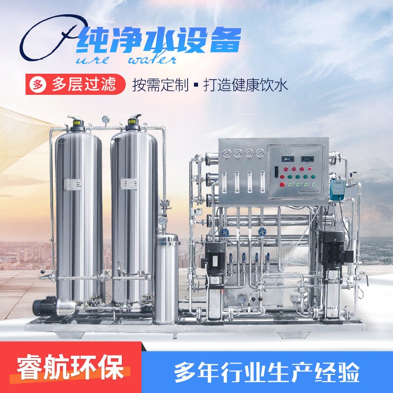 反渗透设备纯化水去离子水工业水处理设备反渗V透纯净水设备