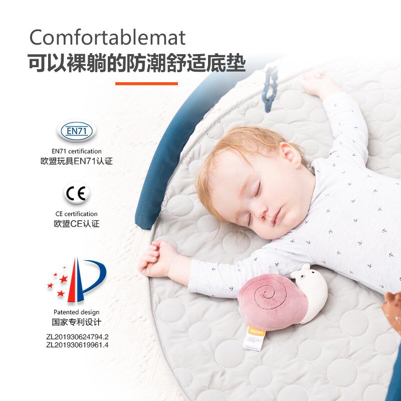 婴儿脚踩踏琴钢琴儿童健p身架新生儿宝宝幼儿玩具毯0-1岁3-6个月