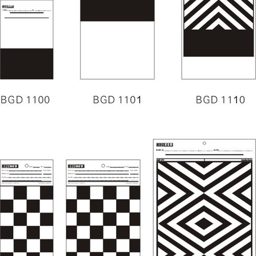 标格达BGD1100遮盖力测试卡纸油漆打样纸遮力纸黑白卡纸白色卡纸