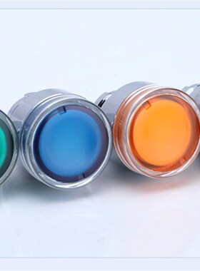 配XB2带灯按钮头部ZB2-BW33C BW34C BW35C BW31C红绿黄蓝白