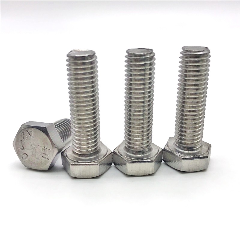 M6M8M10不锈钢外六角螺丝 304外六角螺栓*8-10-12-20-30-40-50-12
