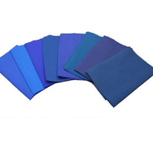 祈色SDC蓝羊毛布SDC NO.8蓝羊毛织物耐光度等级卡 BLUEWOOLNO.1