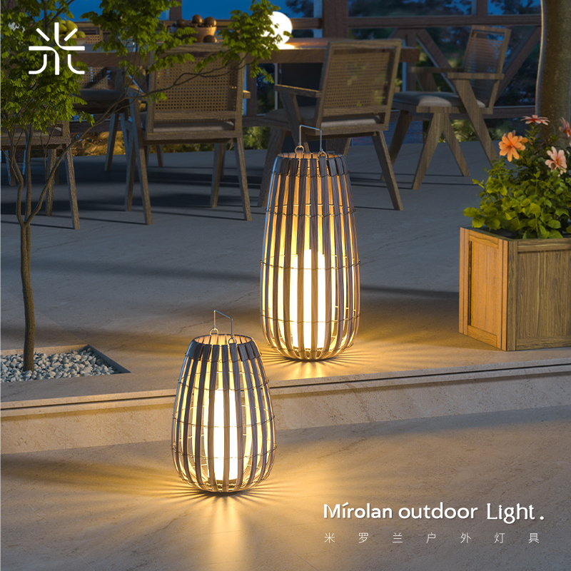 米户外灯太阳能庭院灯露台花园灯别G墅草坪灯防水装饰灯氛围灯