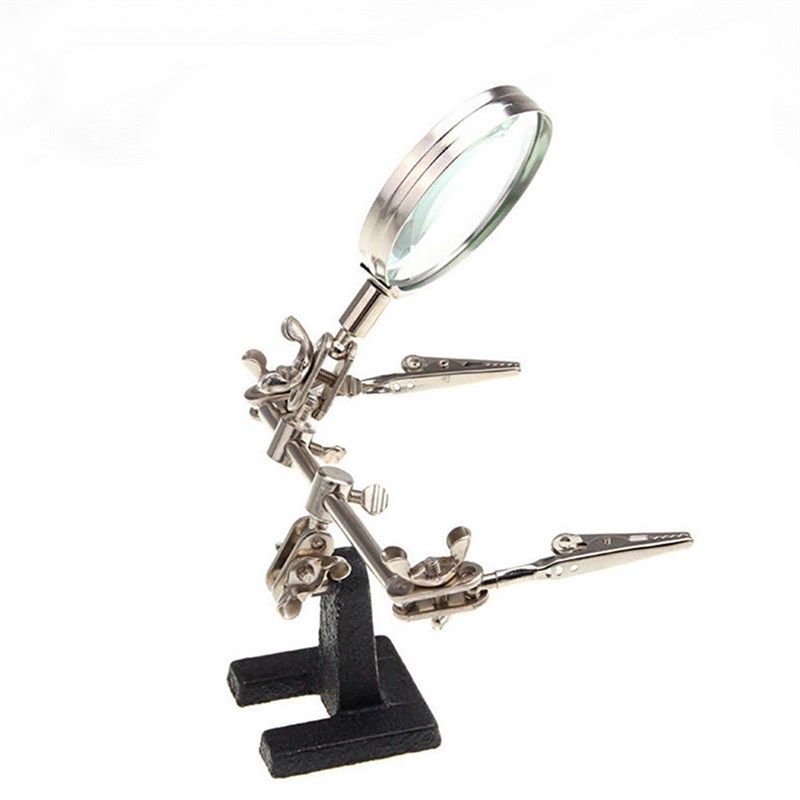 二合一放大镜带夹子 维修焊接辅助工具 线路板固定支架立式工作台,工业油品/胶粘/化学/实验室用品,马弗炉/电阻炉/实验炉,淘宝优惠券,粉丝福利购,淘宝优惠卷