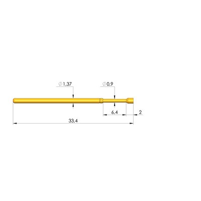 英钢探针 GKS-100 302 150 A2000 国产INGUN探针 平头测试弹簧针