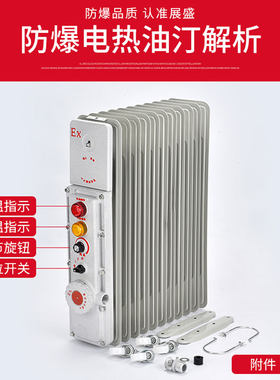 防爆电油汀暖气加热取暖片BYT电温控制器9 11 13 15片2000 2500瓦
