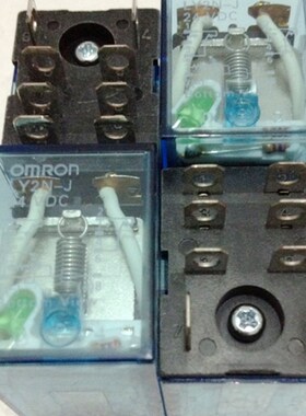 中间继电器MY2MY4LY2NJ LY2N-J DC24V 12VDCAC220V小型继电器银点